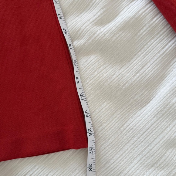 Veronica Beard Tani Ankle-Crop Boot-Cut Pants in Flame - Picture 14 of 15